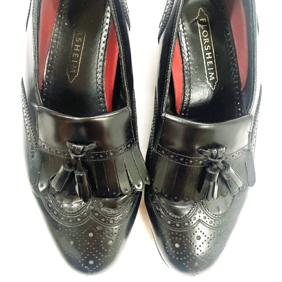 Men's FLORSHEIM* Wingtip Dress Loafers - Picture 6 of 8